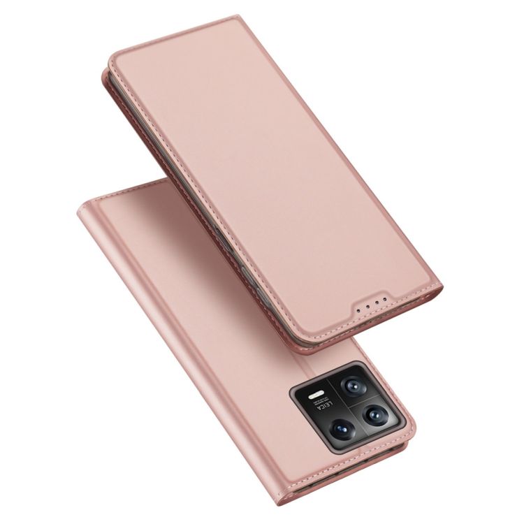 E-shop Peňaženkové puzdro Dux Ducis Skin Pro ružové – Xiaomi 13 Pro