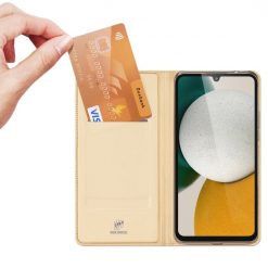 Lacné Kryty | Peňaženkové Puzdro Dux Ducis Skin Pro Zlaté – Samsung Galaxy A34 5G | Lacné Kryty