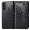 Peňaženkové puzdro Embossing Pattern Mandala Flower fialové – Samsung Galaxy A14 4G/5G | Lacné Kryty Lacné Kryty | Peňaženkové puzdro Embossing Pattern Mandala Flower fialové – Samsung Galaxy A14 4G/5G | Lacné Kryty