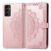 Peňaženkové puzdro Embossing Pattern Mandala Flower sivé – Samsung Galaxy A14 4G/5G | Lacné Kryty Lacné Kryty | Peňaženkové puzdro Embossing Pattern Mandala Flower sivé – Samsung Galaxy A14 4G/5G | Lacné Kryty