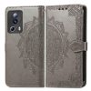Lacné Kryty | Peňaženkové puzdro Embossing Pattern Mandala Flower fialové – Xiaomi 13 Lite | Lacné Kryty