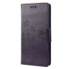 Lacné Kryty | Peňaženkové puzdro Embossing Pattern Motýľ a kvet červené – Xiaomi Redmi Note 12 5G | Lacné Kryty