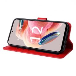 Peňaženkové puzdro Embossing Pattern Slnečnica červené – Xiaomi Redmi Note 12 (4G) | Lacné Kryty Lacné Kryty | Peňaženkové puzdro Embossing Pattern Slnečnica červené – Xiaomi Redmi Note 12 (4G) | Lacné Kryty