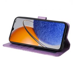 Peňaženkové puzdro Embossing Pattern Slnečnica fialové – Huawei Nova Y61 | Lacné Kryty Lacné Kryty | Peňaženkové puzdro Embossing Pattern Slnečnica fialové – Huawei Nova Y61 | Lacné Kryty