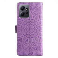 Peňaženkové puzdro Embossing Pattern Slnečnica fialové – Xiaomi Redmi Note 12 (4G) | Lacné Kryty Lacné Kryty | Peňaženkové puzdro Embossing Pattern Slnečnica fialové – Xiaomi Redmi Note 12 (4G) | Lacné Kryty