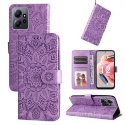 Peňaženkové puzdro Embossing Pattern Slnečnica fialové – Xiaomi Redmi Note 12 (4G) | Lacné Kryty Lacné Kryty | Peňaženkové puzdro Embossing Pattern Slnečnica fialové – Xiaomi Redmi Note 12 (4G) | Lacné Kryty
