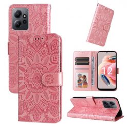 Peňaženkové puzdro Embossing Pattern Slnečnica ružové – Xiaomi Redmi Note 12 (4G) | Lacné Kryty Lacné Kryty | Peňaženkové puzdro Embossing Pattern Slnečnica ružové – Xiaomi Redmi Note 12 (4G) | Lacné Kryty
