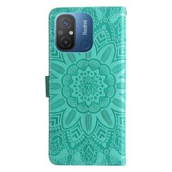 Peňaženkové puzdro Embossing Pattern Slnečnica zelené – Xiaomi Redmi 12C | Lacné Kryty Lacné Kryty | Peňaženkové puzdro Embossing Pattern Slnečnica zelené – Xiaomi Redmi 12C | Lacné Kryty