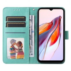 Peňaženkové puzdro Embossing Pattern Slnečnica zelené – Xiaomi Redmi 12C | Lacné Kryty Lacné Kryty | Peňaženkové puzdro Embossing Pattern Slnečnica zelené – Xiaomi Redmi 12C | Lacné Kryty
