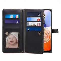 Peňaženkové puzdro Eseble Star Wallet case čierne – Samsung Galaxy A14 4G/5G | Lacné Kryty Lacné Kryty | Peňaženkové puzdro Eseble Star Wallet case čierne – Samsung Galaxy A14 4G/5G | Lacné Kryty
