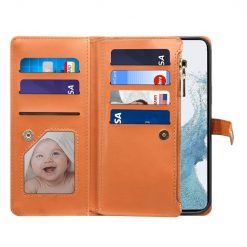 Peňaženkové puzdro Eseble Star Wallet case hnedé – Samsung Galaxy A54 5G | Lacné Kryty Lacné Kryty | Peňaženkové puzdro Eseble Star Wallet case hnedé – Samsung Galaxy A54 5G | Lacné Kryty