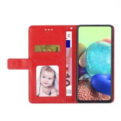 Lacné Kryty | Peňaženkové puzdro Geometric Pattern case červené – Xiaomi Redmi Note 12 (4G) | Lacné Kryty