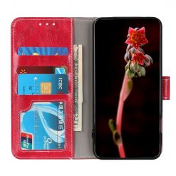 Lacné Kryty | Peňaženkové puzdro Grand case červené – Xiaomi Redmi Note 12 Pro | Lacné Kryty