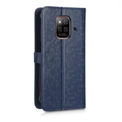 Lacné Kryty | Peňaženkové puzdro Honeycomb Dot Texture Case modré – Ulefone Power Armor 14 / 14 Pro | Lacné Kryty