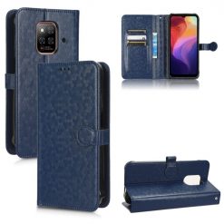 Lacné Kryty | Peňaženkové puzdro Honeycomb Dot Texture Case modré – Ulefone Power Armor 14 / 14 Pro | Lacné Kryty