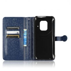 Lacné Kryty | Peňaženkové puzdro Honeycomb Dot Texture Case modré – Ulefone Power Armor 14 / 14 Pro | Lacné Kryty