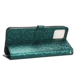 Lacné Kryty | Peňaženkové puzdro Honeycomb Dot Texture Case zelené – T Phone Pro / T Phone Pro (2023) | Lacné Kryty