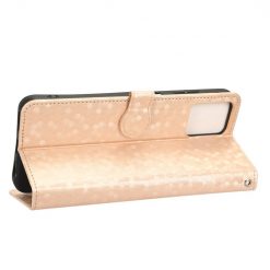 Peňaženkové puzdro Honeycomb Dot Texture Case zlaté – T Phone Pro / T Phone Pro (2023) | Lacné Kryty Lacné Kryty | Peňaženkové puzdro Honeycomb Dot Texture Case zlaté – T Phone Pro / T Phone Pro (2023) | Lacné Kryty