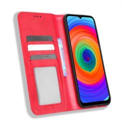 Lacné Kryty | Peňaženkové puzdro Retro Leather červené – Ulefone Note 14 | Lacné Kryty