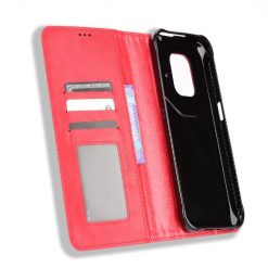 Peňaženkové puzdro Retro Leather červené – Ulefone Power Armor 14 / 14 Pro | Lacné Kryty Lacné Kryty | Peňaženkové puzdro Retro Leather červené – Ulefone Power Armor 14 / 14 Pro | Lacné Kryty