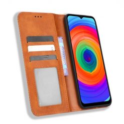 Lacné Kryty | Peňaženkové puzdro Retro Leather hnedé – Ulefone Note 14 | Lacné Kryty
