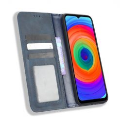 Lacné Kryty | Peňaženkové puzdro Retro Leather modré – Ulefone Note 14 | Lacné Kryty
