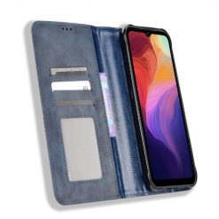 Lacné Kryty | Peňaženkové puzdro Retro Leather modré – Ulefone Power Armor 14 / 14 Pro | Lacné Kryty