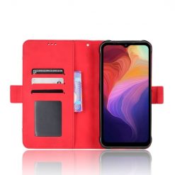 Lacné Kryty | Peňaženkové puzdro Slots case červené – Ulefone Power Armor 14 / 14 Pro | Lacné Kryty