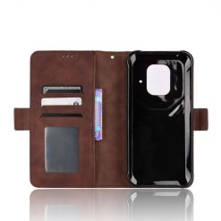 Peňaženkové puzdro Slots case hnedé – Ulefone Power Armor 14 / 14 Pro | Lacné Kryty Lacné Kryty | Peňaženkové puzdro Slots case hnedé – Ulefone Power Armor 14 / 14 Pro | Lacné Kryty