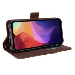 Peňaženkové puzdro Slots case hnedé – Ulefone Power Armor 14 / 14 Pro | Lacné Kryty Lacné Kryty | Peňaženkové puzdro Slots case hnedé – Ulefone Power Armor 14 / 14 Pro | Lacné Kryty