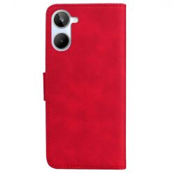 Lacné Kryty | Peňaženkové puzdro Solid červené – Realme 10 | Lacné Kryty
