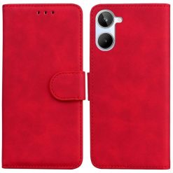 Lacné Kryty | Peňaženkové puzdro Solid červené – Realme 10 | Lacné Kryty