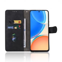 Lacné Kryty | Peňaženkové puzdro Solid čierne – Honor X8 | Lacné Kryty