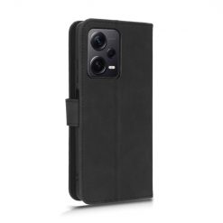 Lacné Kryty | Peňaženkové puzdro Solid čierne – Xiaomi Redmi Note 12 Pro+ (12 Pro Plus) | Lacné Kryty