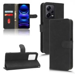Lacné Kryty | Peňaženkové puzdro Solid čierne – Xiaomi Redmi Note 12 Pro+ (12 Pro Plus) | Lacné Kryty