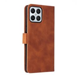 Peňaženkové puzdro Solid hnedé – Honor X8 | Lacné Kryty Lacné Kryty | Peňaženkové puzdro Solid hnedé – Honor X8 | Lacné Kryty