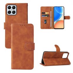 Peňaženkové puzdro Solid hnedé – Honor X8 | Lacné Kryty Lacné Kryty | Peňaženkové puzdro Solid hnedé – Honor X8 | Lacné Kryty