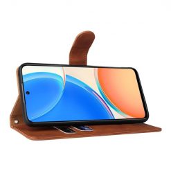 Peňaženkové puzdro Solid hnedé – Honor X8 | Lacné Kryty Lacné Kryty | Peňaženkové puzdro Solid hnedé – Honor X8 | Lacné Kryty