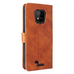 Lacné Kryty | Peňaženkové puzdro Solid hnedé – Ulefone Armor 8 / 8 Pro | Lacné Kryty