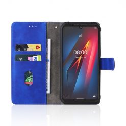 Lacné Kryty | Peňaženkové puzdro Solid modré – Ulefone Armor 8 / 8 Pro | Lacné Kryty