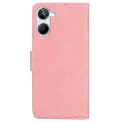 Lacné Kryty | Peňaženkové puzdro Solid ružové – Realme 10 | Lacné Kryty