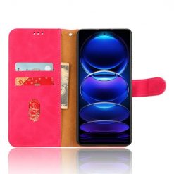 Lacné Kryty | Peňaženkové puzdro Solid ružové – Xiaomi Redmi Note 12 Pro+ (12 Pro Plus) | Lacné Kryty