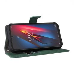 Lacné Kryty | Peňaženkové puzdro Solid zelené – Ulefone Armor 8 / 8 Pro | Lacné Kryty