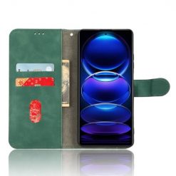 Lacné Kryty | Peňaženkové puzdro Solid zelené – Xiaomi Redmi Note 12 Pro+ (12 Pro Plus) | Lacné Kryty