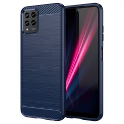 Lacné Kryty | Zadný Kryt Carbon modrý – T Phone Pro / T Phone Pro (2023) | Lacné Kryty