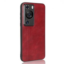 Lacné Kryty | Kryt Shockproof Sewing Cow Pattern červený – Huawei P60 Pro | Lacné Kryty