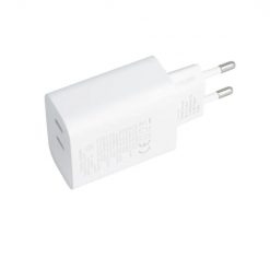 Lacné Kryty | Nabíjačka do siete Forcell 2 USB-C 3A 35W Power Delivery + Quick Charge 4.0 biela | Lacné Kryty