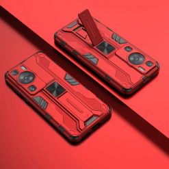 Odolný Kryt Holder armor case červený – Huawei P60 Pro | Lacné Kryty Lacné Kryty | Odolný Kryt Holder armor case červený – Huawei P60 Pro | Lacné Kryty