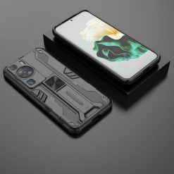 Lacné Kryty | Odolný Kryt Holder armor case čierny – Huawei P60 Pro | Lacné Kryty