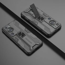 Lacné Kryty | Odolný Kryt Holder armor case čierny – Huawei P60 Pro | Lacné Kryty